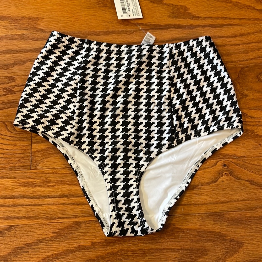 High waisted swim bottom